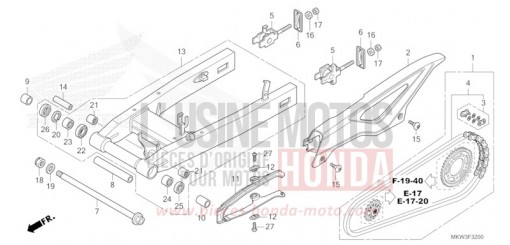 BRAS OSCILLANT NC750XDP de 2023